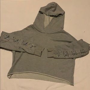 Grey urban hoodie